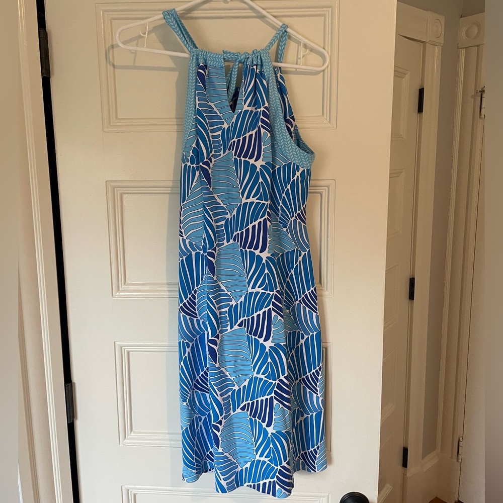 Nautical Blue Patterned J. McLaughlin Dress - Picture 2 of 5